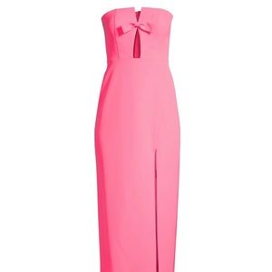 LIV FOSTER GORGEOUS Cut-Out Crepe Column Gown. Wore once to a wedding!